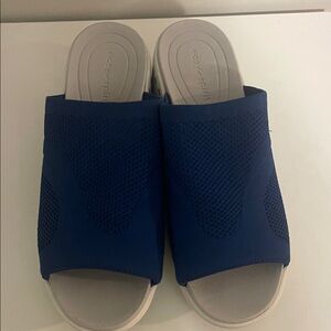 Easy Spirit Blue Slide Sandals